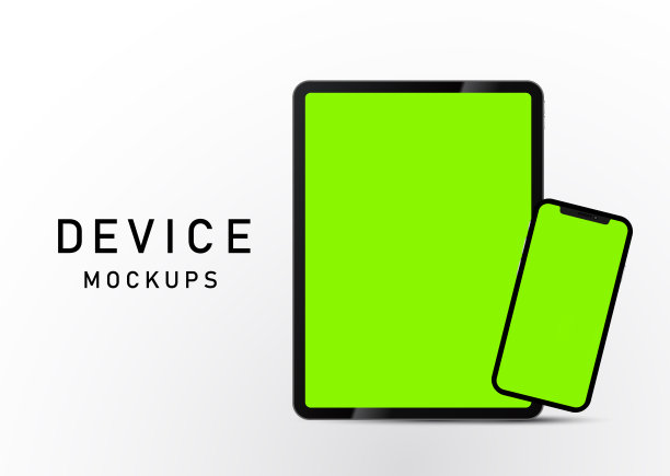 现代设备的模型，如平板电脑和智能手机图片下载