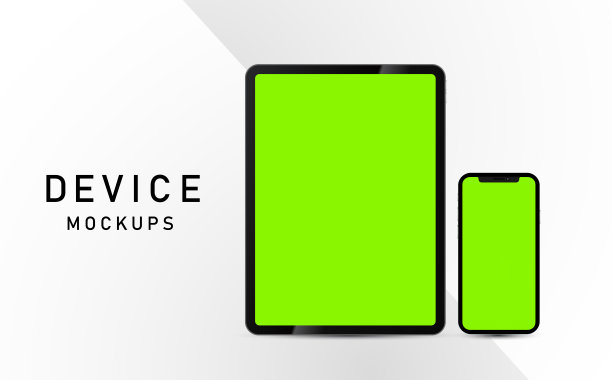 现代设备的模型，如平板电脑和智能手机图片下载