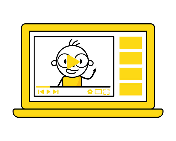 用笔记本电脑记录媒体内容的博主图片下载