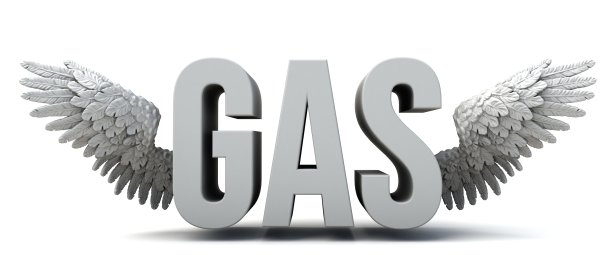 带有翅膀的气体文本的3D插图图片下载