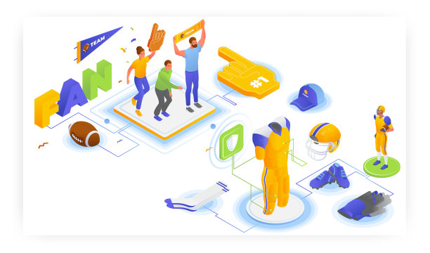 美式足球运动员制服装备球迷图片下载