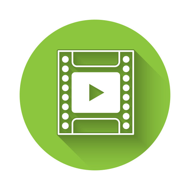 白色相机复古胶卷卷墨盒图标图片下载