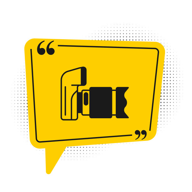 黑色相机图标孤立在白色图片下载