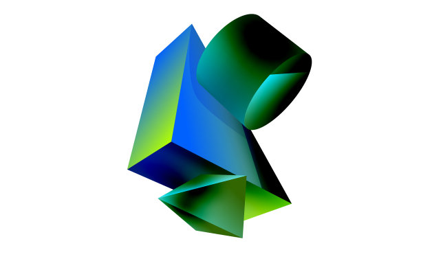 3d极简几何抽象背景图片下载