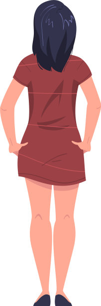 女人性格与短发站在一起图片下载