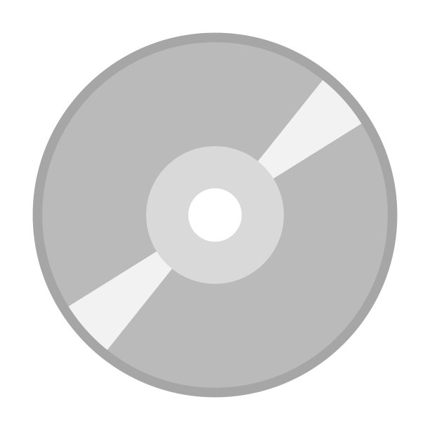 一个圆盘孤立的矢量插图。图片下载