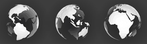 一组矢量行星。地球孤立图片下载