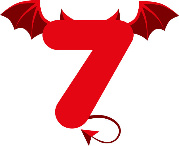 恶魔红7号带翅膀的UI游戏图片下载