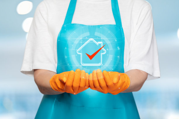 打扫房子的概念。图片下载