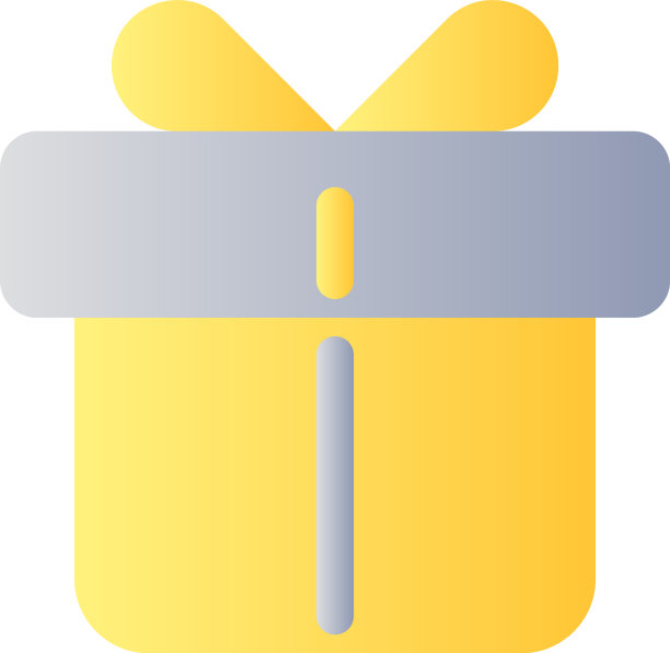 礼物平面渐变颜色UI图标图片下载