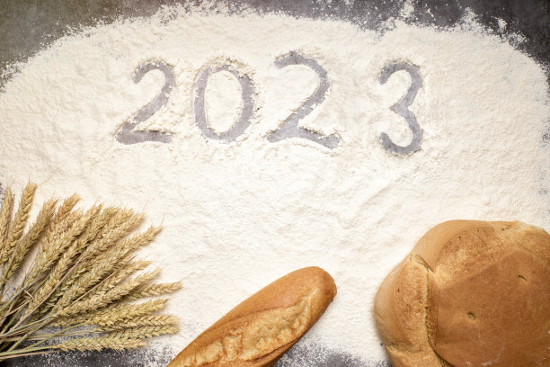 用麦穗，用细面做饼。新的一年图片下载