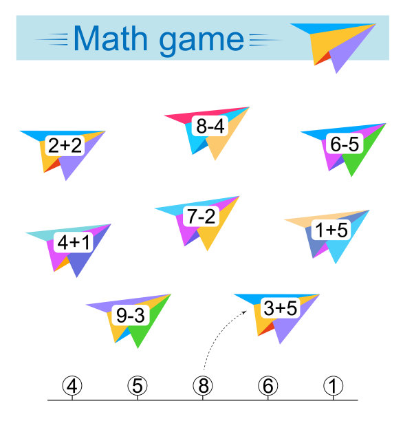 儿童数学活动图片下载