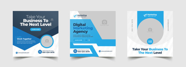 可编辑的后模板社交媒体横幅数字营销。创意企业商业网站推广设计故事。流媒体。图片下载