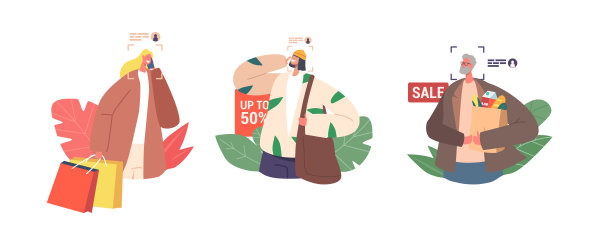 取景器边框隔离图标或头像中的客户。识别面部识别，摄像头监控图片下载