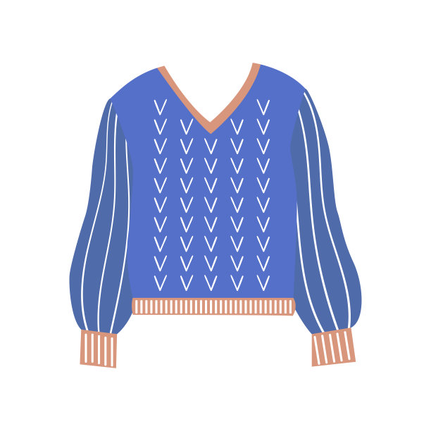 蓝色大针织女式夹克图片下载