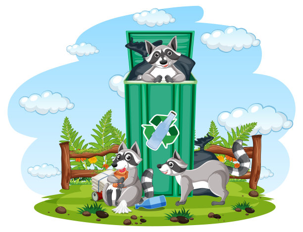 满是脏袋子和塑料的垃圾桶图片下载