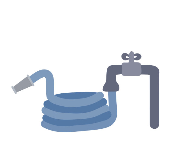 花园软管连接供水图片下载