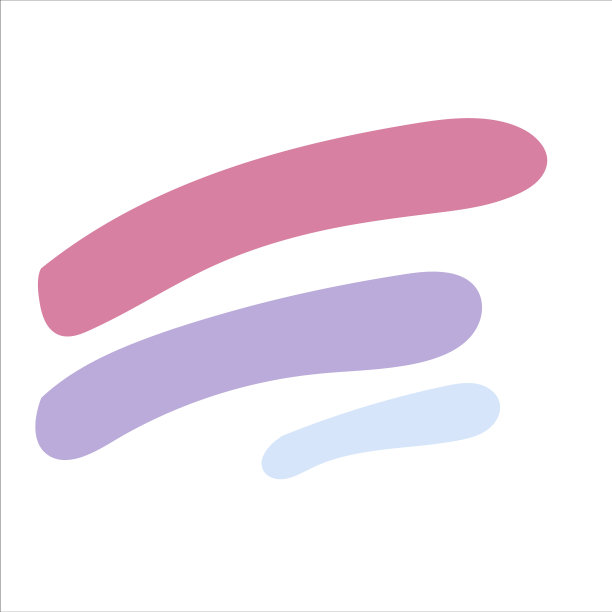 抽象涂鸦元素与粉彩图片下载