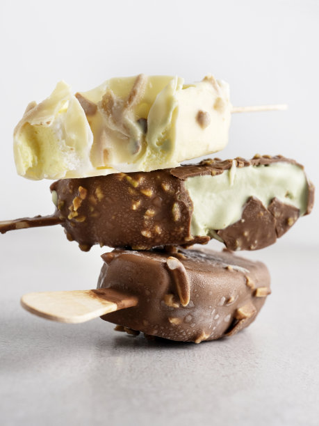 雪糕，棒状雪糕，巧克力雪糕，巧克力冰棒图片下载