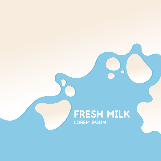 现代海报鲜牛奶与溅在灯上图片下载