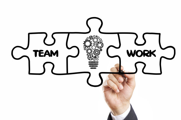 团队合作难题图片下载