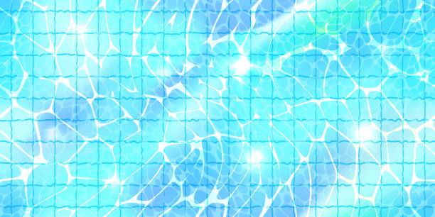 空游泳池顶部视图无缝纹理与图片下载