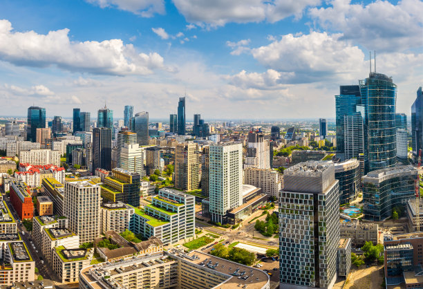 市中心在华沙图片下载