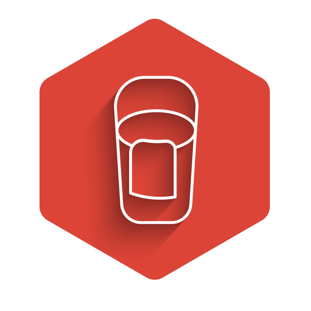 白线桶与抹布图标隔离长图片下载