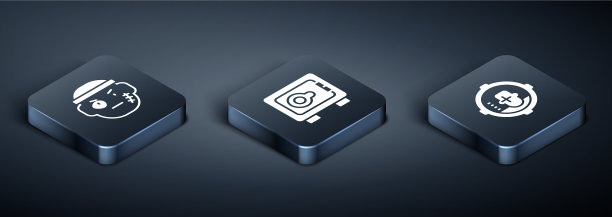 设置等距匪徒爆头和安全图标图片下载