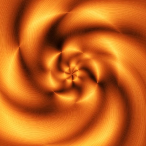 抽象的背景与旋转的金色灯光图片下载