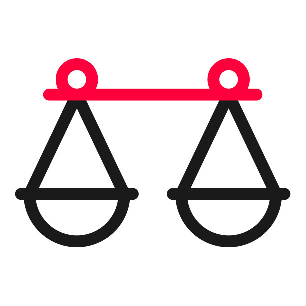 天秤座行图标。比例公平插图向量图片下载