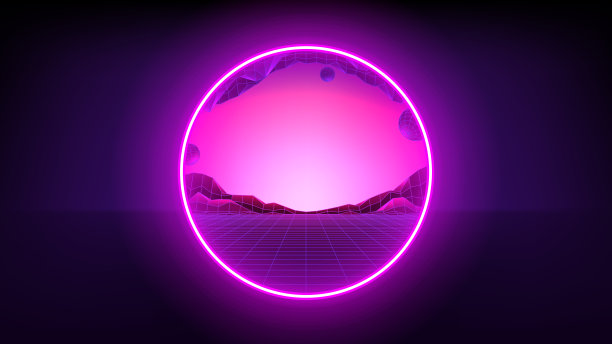 矢量插图的奇妙门户在元宇宙图片下载