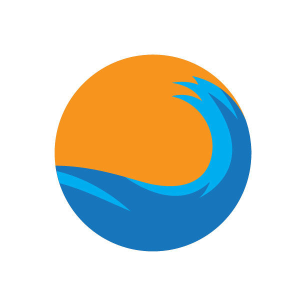 水波插图图片下载