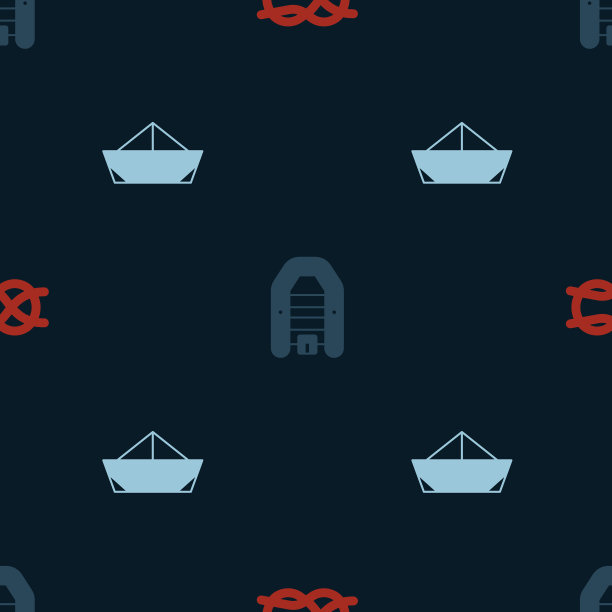 设置航海绳结充气船用图片下载