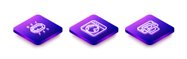 设置等距线钻石世界和图片下载