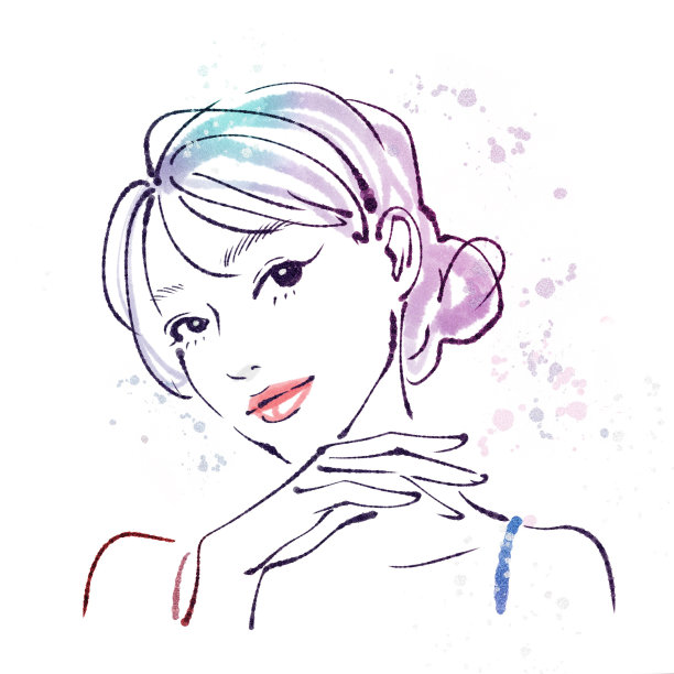 女人插图图片下载