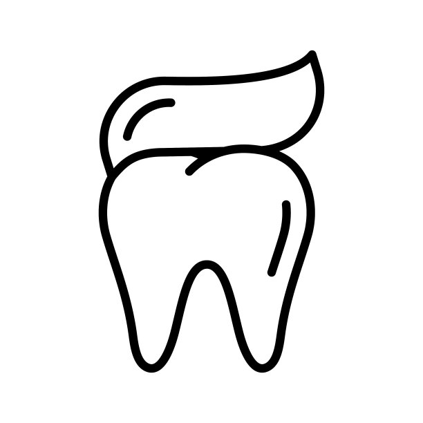 牙齿和牙膏象征着牙齿护理的概念图片下载