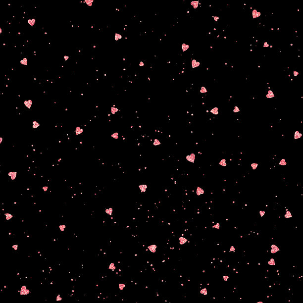 闪闪发光的心的背景插图图片下载