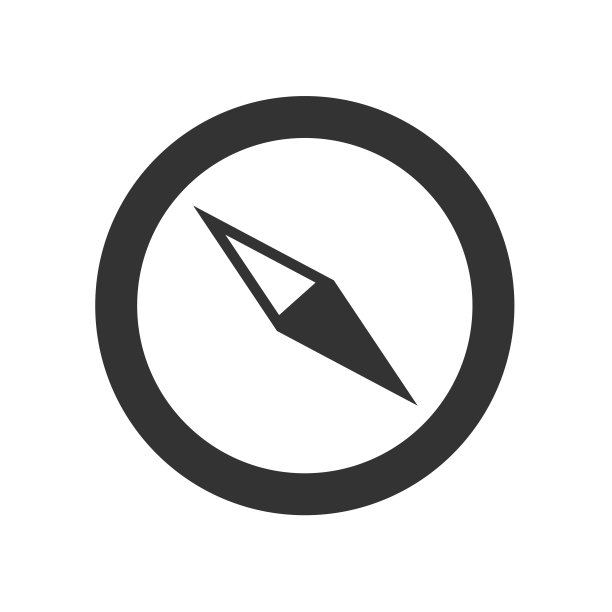 平面罗盘符号，可用于显示方向或商业想法图片下载