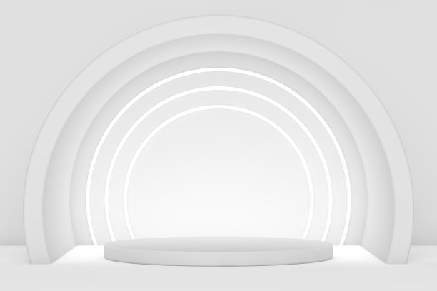 现代3D抽象背景平台的产品展示图片下载