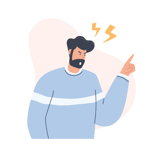 愤怒的男人威胁他的手指父亲大喊大叫图片下载