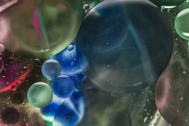 泡泡抽象创作背景图片下载