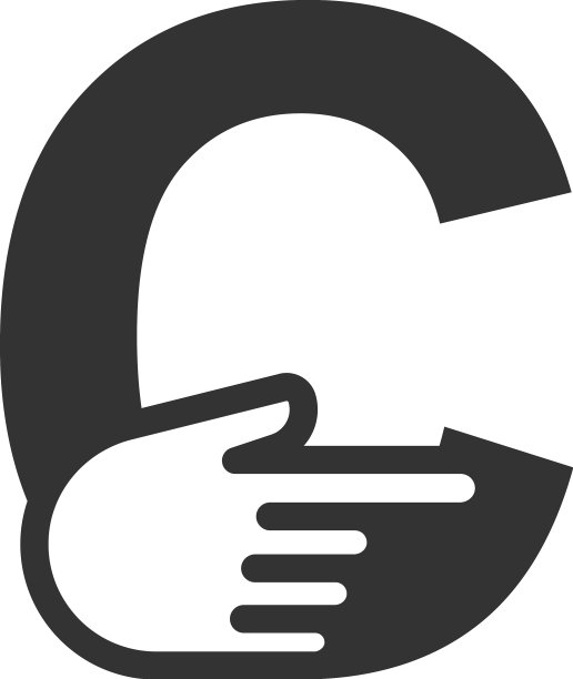 字母与手型光标图标组合图片下载