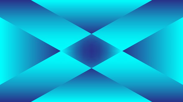 抽象的背景与青色，蓝色和金色线条的组合。图片下载