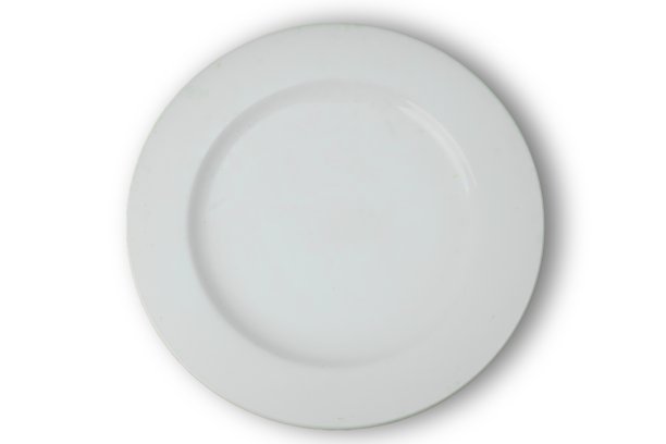 俯视图白瓷盘图片下载