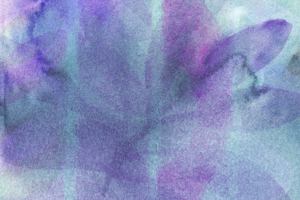 抽象艺术背景深蓝色和紫罗兰色。水彩画与柔和的暗紫色梯度。图片下载