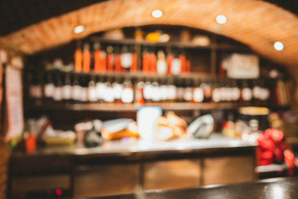 模糊吧台背景图片下载