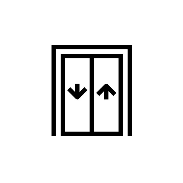 电梯电梯图标电梯标志入口图片下载