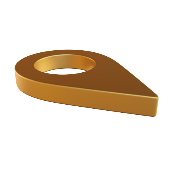 黄金位置。黄金点地图。图片下载