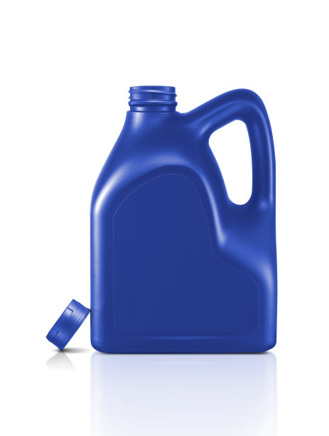 塑料罐隔离在白色背景图片下载